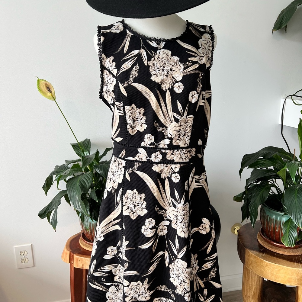 Black Karl Largerfeld dress. Neiman Marcus.